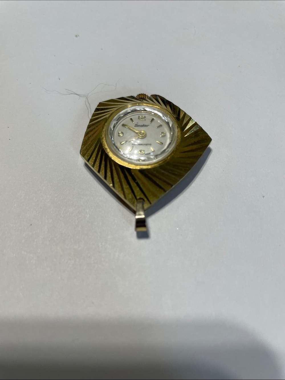 Vintage Victoria Sinclair Antique Ladies Pendant Watch Needs Battery.  Vintage